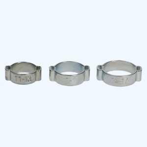 Dubbel oor slangklem 11 tot 17 mm