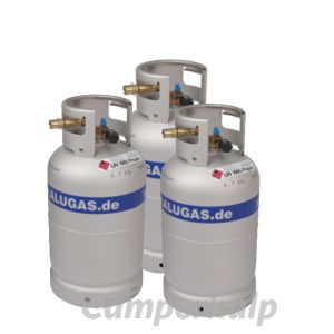 Topkwaliteit 6,3 kg Aluminium LPG Fles met Multikraan Knie