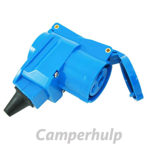 Haakse Stekker met Stopcontact 230V
