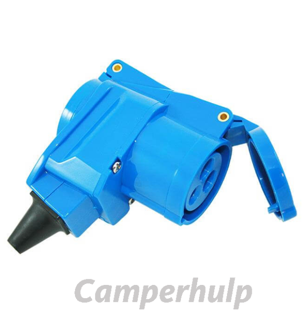 Haakse Stekker met Stopcontact 230V