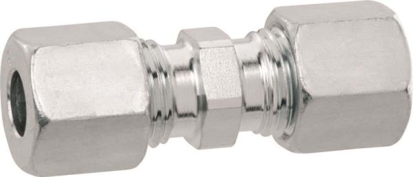 Rechte Knelkoppeling 8 / 10 mm Gasleiding