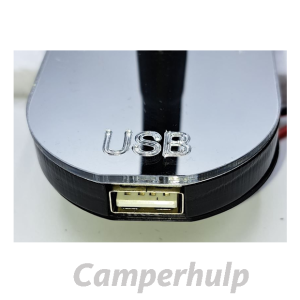 Krachtige Flexibele Spot USB Zwart 12V