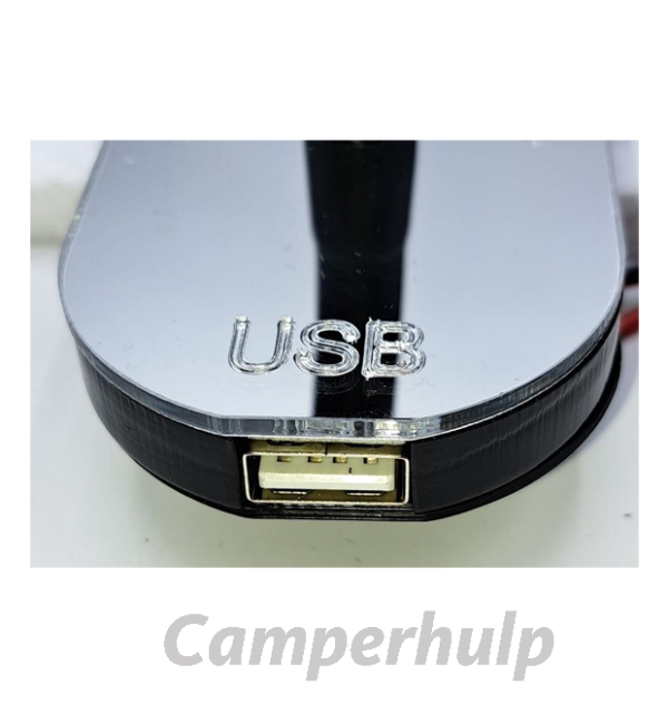 Krachtige Flexibele Spot USB Zwart 12V
