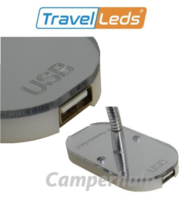 TravelLeds opb spot Ch flex led 5K 260mm opaal switch/usb