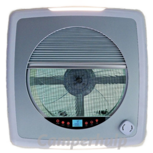 Vechline Luxuoso II Dakventilator 40x40 Transparant voor Camper, Caravan & Boot