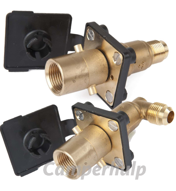 Ceodeux Rotarex LPG Vulaansluiting Platte Vuller 1:2 UNF 19 mm Recht of Haaks