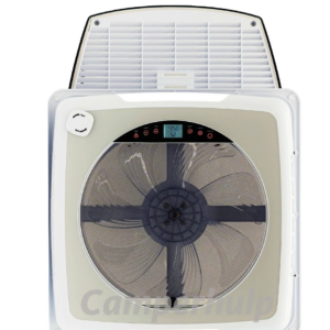Vechline Luxuoso II Dakventilator 40x40 Transparant voor Camper, Caravan & Boot