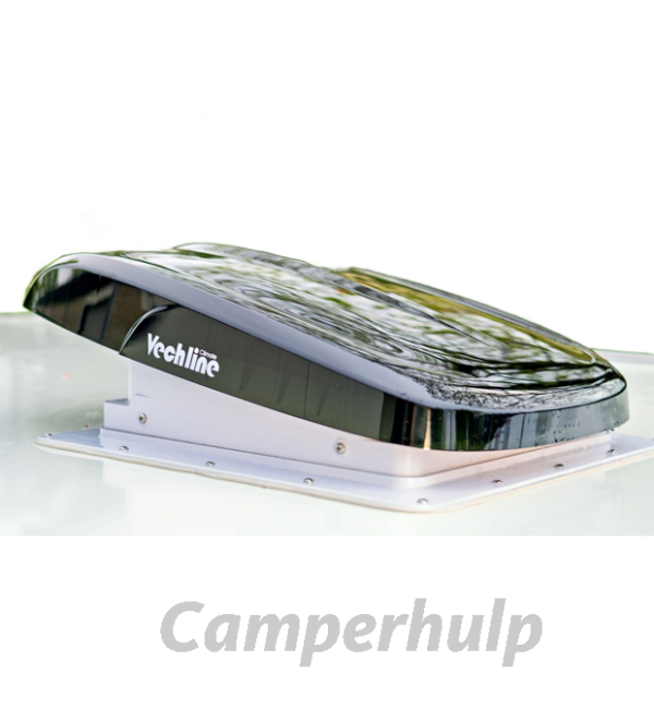 Vechline Luxuoso II Dakventilator 40x40 Transparant voor Camper, Caravan & Boot