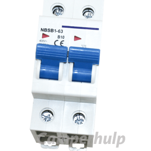 Dubbelpolige zekeringautomaat B10A