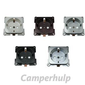 Haba C-Line Wandcontactdoos 230V Wit Camper & Caravan
