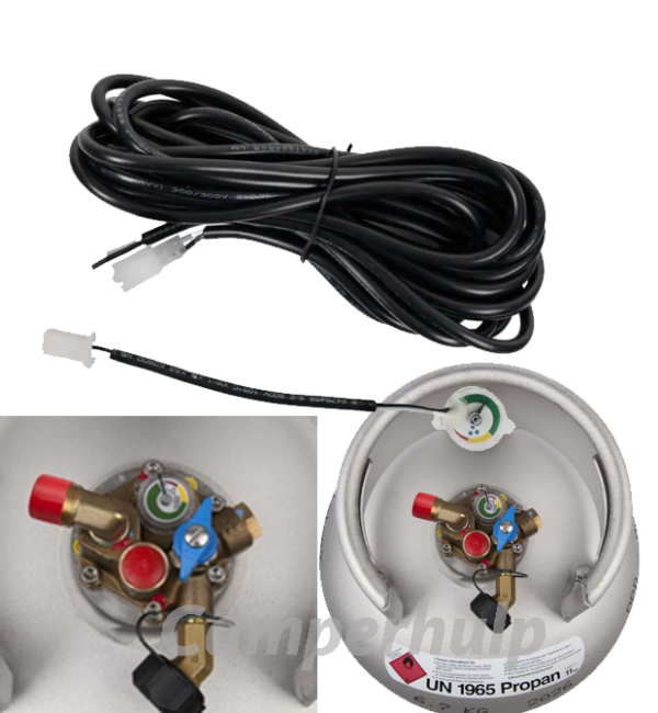 LPG Niveausensor 0-90 Ohm voor Multivalve A615 – Rotarex – 6 Meter Kabel