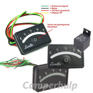 Livello LPG Inhoudsindicator 9 LED 0-90 Ohm 3 uitvoeringen