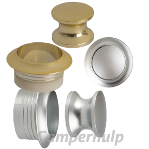 Pushlock Drukknop met Buitenring 16 mm Diverse Kleuren