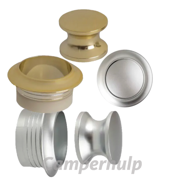 Pushlock Drukknop met Buitenring 16 mm Diverse Kleuren