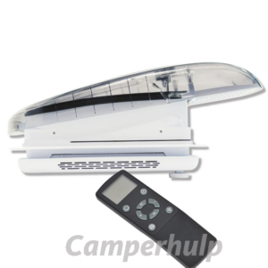 Vechline Luxuoso II Dakventilator 40x40 Transparant voor Camper, Caravan & Boot