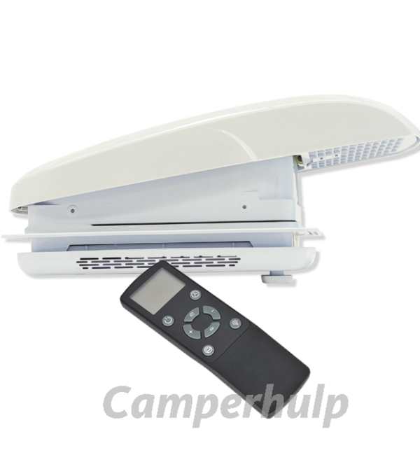 Vechline Luxuoso II Dakventilator Wit 40x40 cm voor Camper, Caravan & Boot