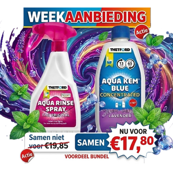 Thetford Aqua Kem Blue Concentrated Lavender & Aqua Rinse Spray – Weekaanbieding