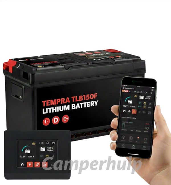 NDS TEMPRA Lithium Accu 12V 150Ah TLB150 LiFePO4 Accu met N-BUS