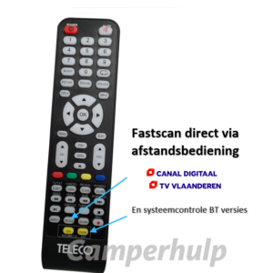Teleco TEK 22D mini 21,5 inch Full HD TV met DVD voor camper en caravan