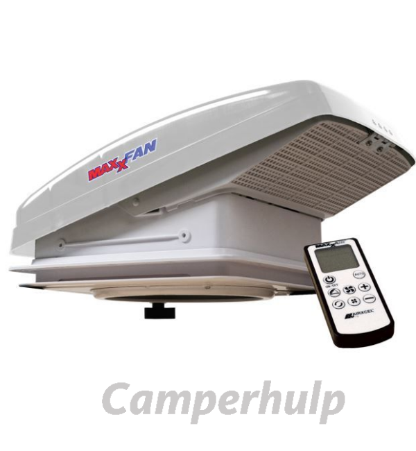 Airxcel MaxxFan Deluxe Compact Electric White 280x280 Dakventilator Camper