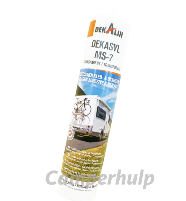 Dekalin Dekasyl MS-7 290 ml Transparant Lijm en Afdichtingskit voor Camper en Caravan
