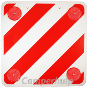 Markeerbord voor rijden met uitstekende lading 50 x 50 cm