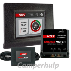 NDS EM12-150 12V 150A LiFePO4 energiemeter voor camper en caravan