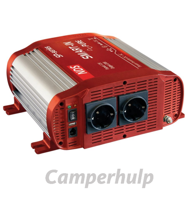 NDS Smart-In Pure 12V 1000W Omvormer Zuivere Sinus Omvormer voor Camper, Caravan en Boot