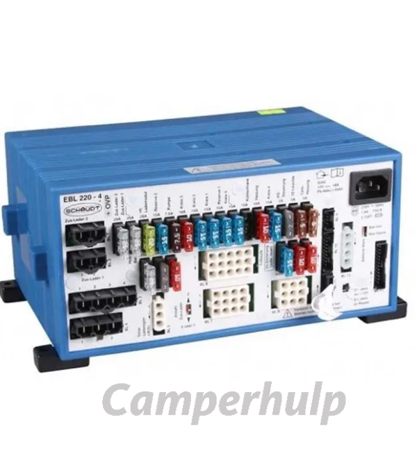 Schaudt Elektroblok EBL 220-4 A OVP 12V elektroblok met overspanningsbeveiliging