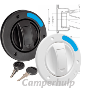 Fiamma Watervuldop met slot wit of zwart