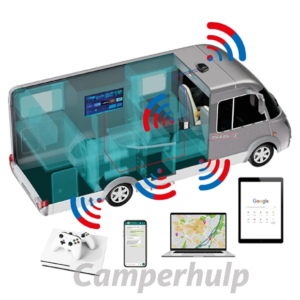 SELFSAT MWR 4540 4G Cat 6 WLAN-router tot 300 Mbps inclusief SELFSAT 5G-antenne zwart