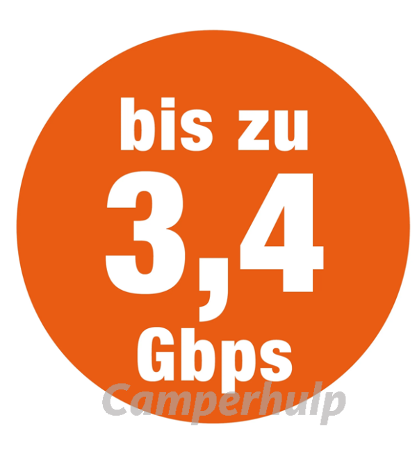 SELFSAT MWR 6550 5G Cat. 19 WiFi 6 WLAN router tot 3,4 Gbps inclusief SATCO 5G-antenne