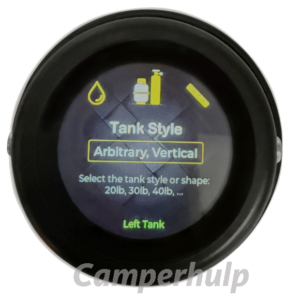 MOPEKA LCD-monitor voor 2 gasflessen Bluetooth niveaumeter