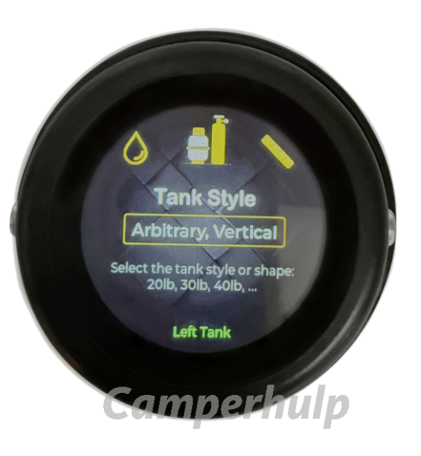 MOPEKA LCD-monitor voor 2 gasflessen Bluetooth niveaumeter