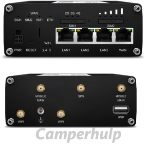 SELFSAT MWR 5550 5G Cat. 19 WLAN router tot 3,3 Gbps inclusief SATCO 5G-antenne
