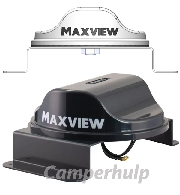 Maxview Roam dakmontagebeugel zwart complete set