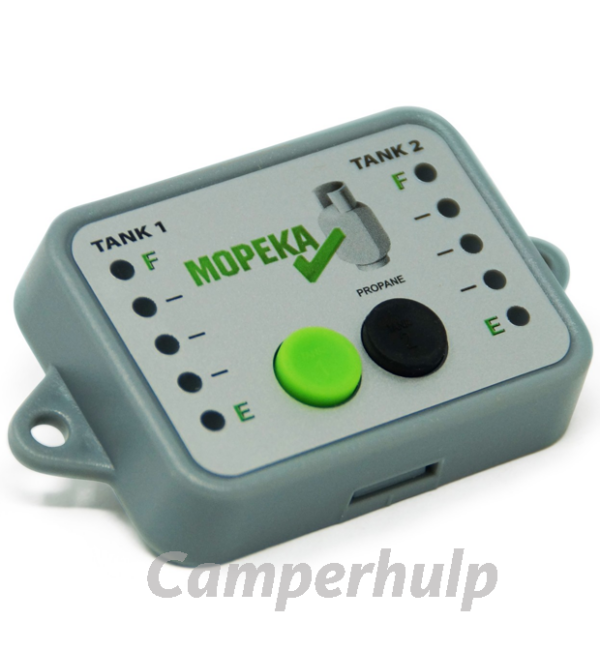 Mopeka Monitor voor 2 gasflessen LED gasniveau display