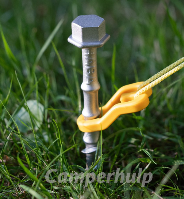 Alu-Camp aluminium schroefharingen 15 cm set van 4