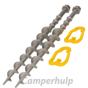 Alu-Camp aluminium schroefharingen 31 cm set van 2